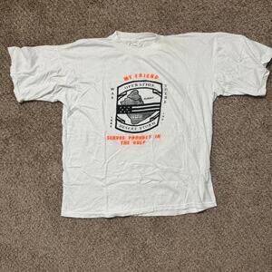 Vintage 1990 graphic middle east war shirt
